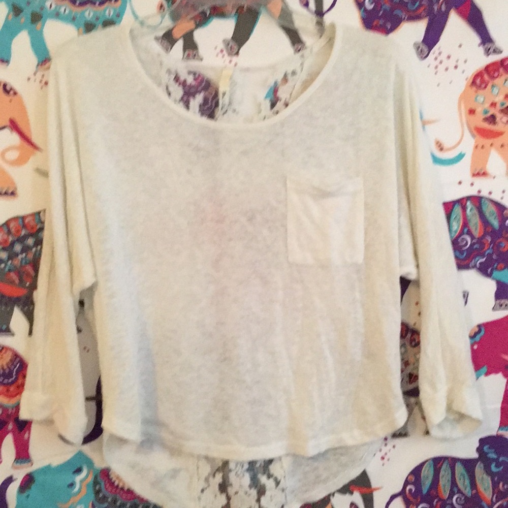 White long sleeve shirt